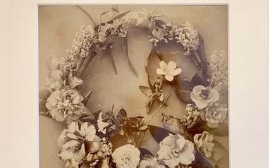 Adolphe Braun - 1812-1877 - Couronne de fleurs