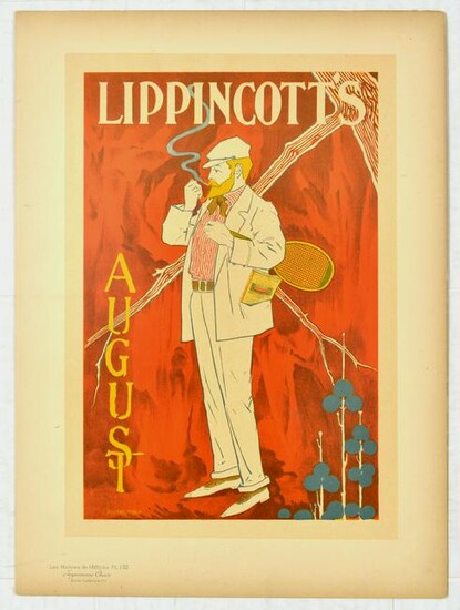 Advertising Poster Lippincotts August Maitres de