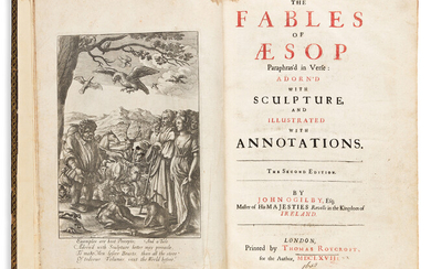 Aesop (c. 620-564 BCE) trans. John Ogilby (1600-1676) The Fables of Aesop Paraphras'd...