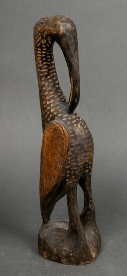 African Senufu Wood Bird Sculpture, Côte d'Ivoire