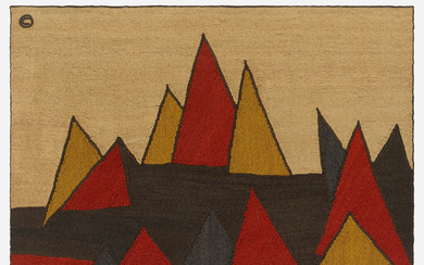 After Alexander Calder Pyramids tapestry