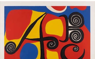 Alexander Calder (1898-1976) Les lettres, 1974