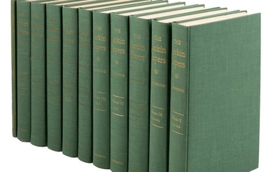 All Eleven Volumes of Larkin papers, Inscribed & Signed