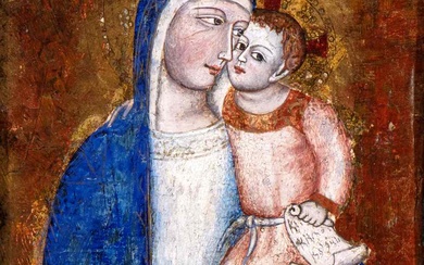 Ambrogio Lorenzetti (neimodi_di) () Madonna con Bambino Tempera su tavola cm....