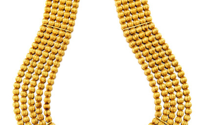 An 18k gold collar necklace,, Ilias LaLaounis