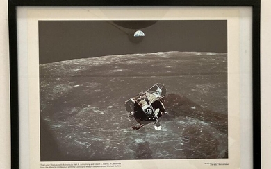 NOT SOLD. An original NASA colour offset photograph from the Apollo 11 Mission. – Bruun Rasmussen Auctioneers of Fine Art