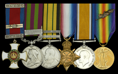An outstanding Great War D.S.O. and Second Award Bar group of six...