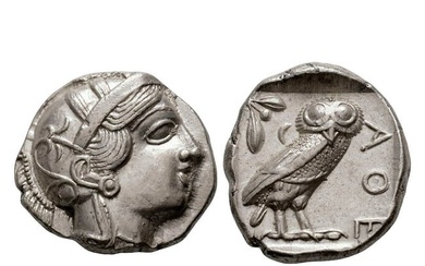 Ancient Greek Coins - Attica - Athens - Owl AR Tetradrachm