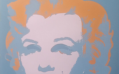 Andy Warhol: "Marilyn Monroe Pink Blue" 706/2400