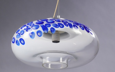 Angelo Brotto for Esperia. Glass pendant from the 70s
