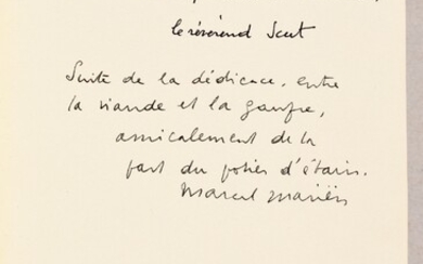 Anthologie de la nouvelle poésie française. Paris Sagittaire, Simon Kra (1924) In-8°. Demi-maroquin noir à...