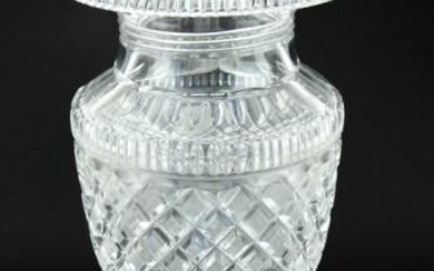 Antique Circa 1810 Anglo Irish Crystal Vase