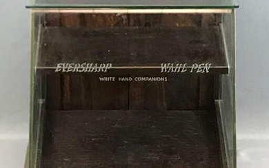 Antique Eversharp Wahl Pen Display Showcase