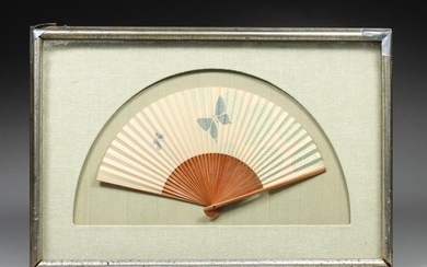 Antique Japanese Bamboo Fan