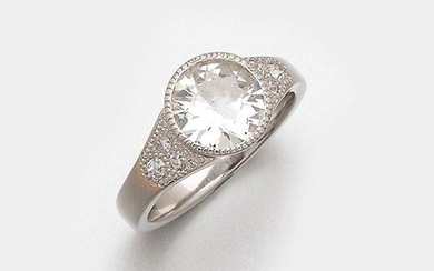 Art Déco Diamantsolitär- Ring
