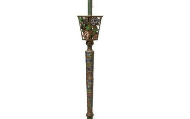 Asian Chinese Cloisonne floor Lamp