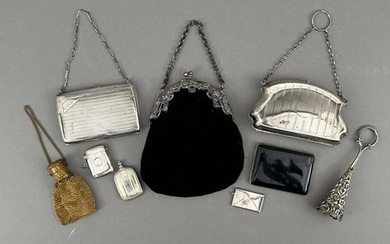 Assorted Victorian/Edwardian Chatelaine Objects