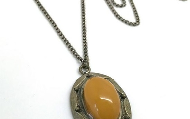 Astonishing Amber Pendant shaped like a Drop