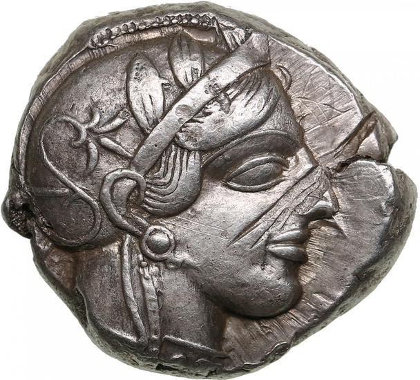 Attica, Athens AR Tetradrachm 440-404 BC