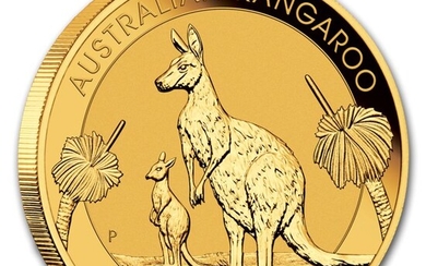 Australia - 15 Dollar 2020 Perth Mint Kangaroo - 1/10 oz- Gold