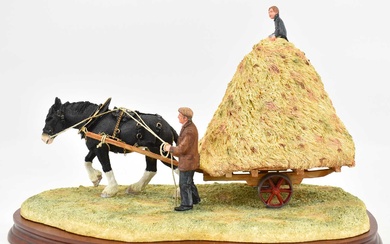 BORDER FINE ARTS; a limited edition figure group 'Hay Bogie',...