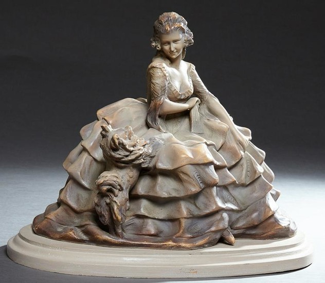 Baldelli, "Glazed Terracotta Figure of a Woman in a