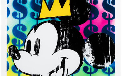 Ben Allen (b. 1979), King Mickey With Basquiat Crown No. 5 (2021)