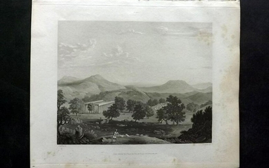 Bennett after Foster 1818 Folio Print. Temple of Apollo, Greece 26