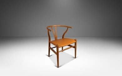 Bespoke CH24 Wishbone Desk Chair in Oak & Leather by Hans Wegner for Carl Hansen and Son (Imported