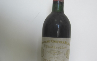 Bordeaux, Château Cheval Blanc 1985, 1er Grand Cru, étiquette et niveau corrects