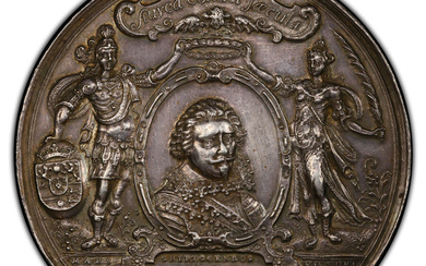 Brazil: , "Capture of Pernambuco" silver Medal ND (1631) AU58 PCGS,...