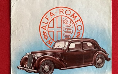 Brochure - Alfa Romeo - 6C 2500 Turismo - 1939