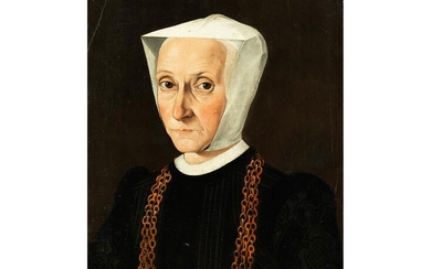 Brügger Meister um 1540/80, Portrait einer Dame mit goldener Kette