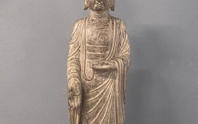 Buddha (1) - Andesite Stone - China - Modern