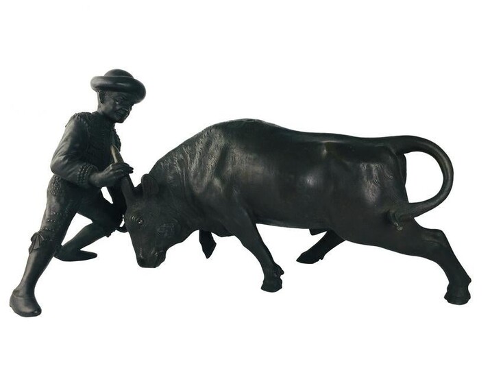 Bullfighting sculpture