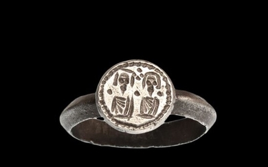 Byzantine Silver Wedding Ring