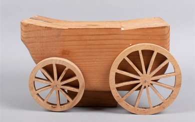 CHEF MESNIER CARVED WOODEN CARRIAGE MOLD, CREATED FOR QUEEN ELIZABETH II'S VISIT TO WHITE HOUSE