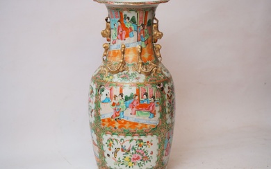 CHINE, CANTON, fin du XIXe Vase en porcelaine... - Lot 1 - Alexandre Landre Paris