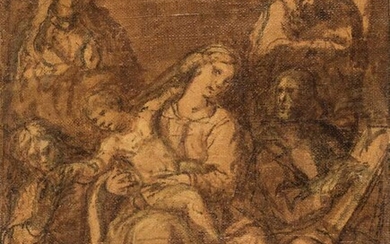 Carducho (Vicente, 1576-1638). Holy Family with Saints, circa 1630-1638