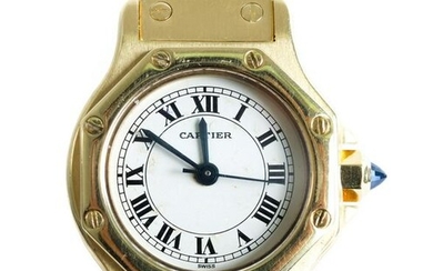 Cartier Santos Octagon 18K YG Women's Watch