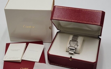 Cartier TANK Francaise Watch Original Box SN# 107633CD