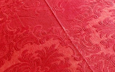 Centenary Bedspread - Transition Style - Pure Cotton Red Bishop's color - pimi 900