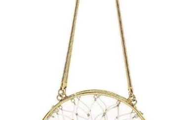 Chanel - Beads Chain Minaudière Handbag