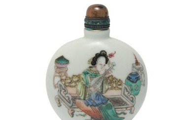Chinese Famille Rose Snuff Bottle, Tongzhi