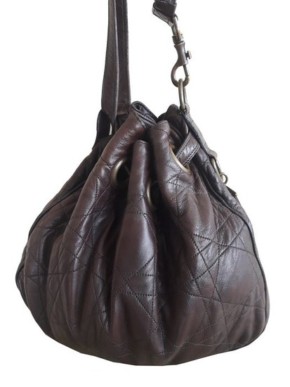 Christian Dior - Cannage Quilted Drawstring Crossbody bag