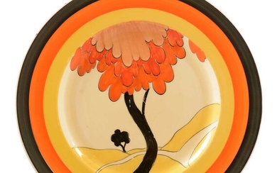 Clarice Cliff style plate