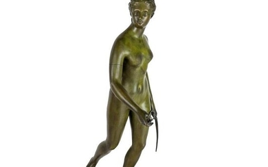 Classical Nude: Diana the Huntress - Sculpture