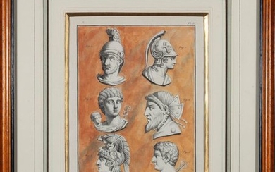 "Classical figures", twelve French engravings. Early 19th Century...