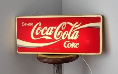 Coca-Cola - Backlight Publicity Sign - Plastic, metal