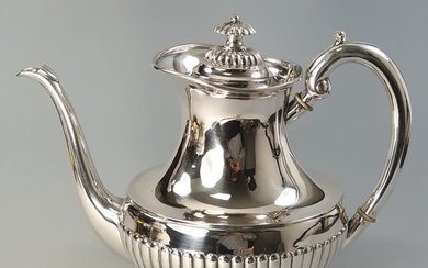 Coffee pot - .833 silver - ELOY - Portugal - mid 20th century